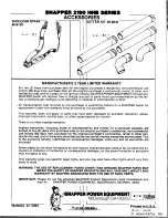 Предварительный просмотр 8 страницы Snapper 2100 HHB Safety Instructions & Operator'S Manual