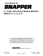 Preview for 52 page of Snapper 215012, 215014, R215012, N2151 Parts Manual