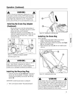 Предварительный просмотр 11 страницы Snapper 2167519B Safety Instructions & Operator'S Manual