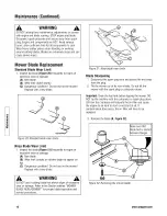 Предварительный просмотр 14 страницы Snapper 2167519B Safety Instructions & Operator'S Manual