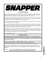 Предварительный просмотр 23 страницы Snapper 2167519BFC, P2167519BFC, P2187 Operator'S Manual