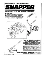 Snapper 21SST Instructions preview