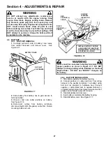 Предварительный просмотр 27 страницы Snapper 22 Series Safety Instructions & Operator'S Manual