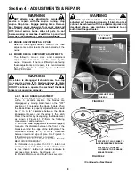 Preview for 20 page of Snapper 23 Series Safety Instructions & Operator'S Manual