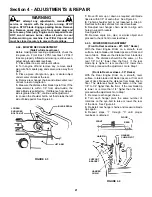 Preview for 21 page of Snapper 23 Series Safety Instructions & Operator'S Manual