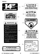 Preview for 40 page of Snapper 250815B Parts Manual