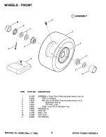 Preview for 4 page of Snapper 2811X6S Parts Manual