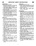 Preview for 3 page of Snapper 281318BE Safety Instructions & Operator'S Manual