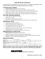 Предварительный просмотр 4 страницы Snapper 28587 LT Series Supplementary Manual