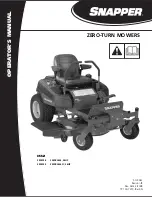 Snapper 355Z Series Operator'S Manual preview