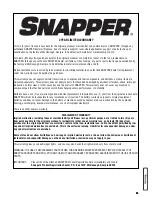 Предварительный просмотр 47 страницы Snapper 355Z Series Operator'S Manual