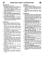 Preview for 3 page of Snapper 381451HBVE Safety Instructions & Operator'S Manual