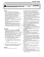 Preview for 7 page of Snapper 400Z Series Safety Instructions & Operator'S Manual