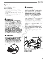 Preview for 15 page of Snapper 400Z Series Safety Instructions & Operator'S Manual