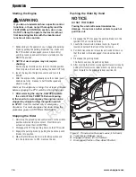 Preview for 18 page of Snapper 400Z Series Safety Instructions & Operator'S Manual