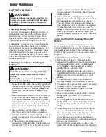 Preview for 38 page of Snapper 400Z Series Safety Instructions & Operator'S Manual