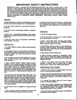 Preview for 2 page of Snapper 4111SST Safety Instructions And Operator'S Manual