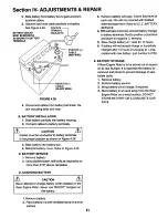 Preview for 21 page of Snapper 421614BVE Safety Instructions & Operator'S Manual