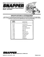 Preview for 24 page of Snapper 421614BVE Safety Instructions & Operator'S Manual