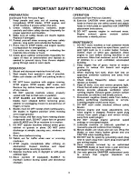 Preview for 3 page of Snapper 421618BVE Safety Instructions & Operator'S Manual