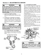 Preview for 17 page of Snapper 421618BVE Safety Instructions & Operator'S Manual