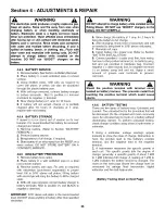 Preview for 61 page of Snapper 421618BVE Safety Instructions & Operator'S Manual