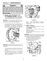 Предварительный просмотр 16 страницы Snapper 421620BVE Manual