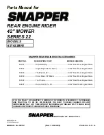 Preview for 32 page of Snapper 421622BVE Parts Manual