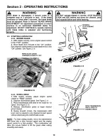 Preview for 10 page of Snapper 421823BVE Safety Instructions & Operator'S Manual