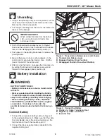 Preview for 3 page of Snapper 500ZB2648 Dealer Setup & Adjustment Instructions Manual