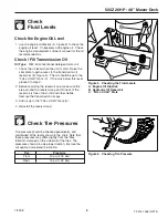 Preview for 5 page of Snapper 500ZB2648 Dealer Setup & Adjustment Instructions Manual