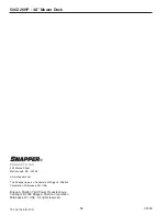 Preview for 16 page of Snapper 500ZB2648 Dealer Setup & Adjustment Instructions Manual