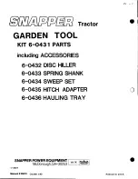 Preview for 14 page of Snapper 6-0431 Parts Manual