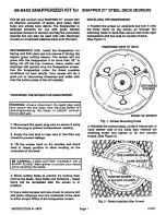 Snapper 6-0440 Installation Instructions preview