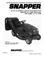 Snapper 6-3131 Installation & Operator'S Manual preview