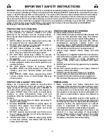 Preview for 2 page of Snapper 6-3162 Safety Instructions, Installation & Operator'S Manual