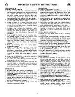 Preview for 3 page of Snapper 6-3162 Safety Instructions, Installation & Operator'S Manual