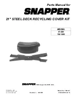 Preview for 1 page of Snapper 61200 Parts Manual