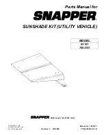 Preview for 1 page of Snapper 63151 Parts Manual