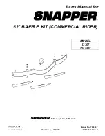 Snapper 63307 Parts Manual preview