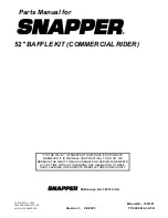 Предварительный просмотр 8 страницы Snapper 63307 Parts Manual