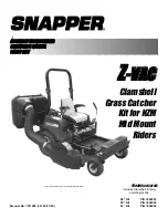 Snapper 7011299 User Manual preview