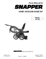 Preview for 1 page of Snapper 7063344 Parts Manual