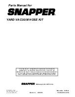 Предварительный просмотр 8 страницы Snapper 7063344 Parts Manual