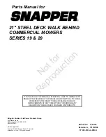 Preview for 30 page of Snapper 7800036 Parts Manual