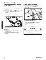 Preview for 10 page of Snapper 7800255 Safety Instructions & Operator'S Manual