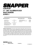 Preview for 24 page of Snapper 7800255 Safety Instructions & Operator'S Manual