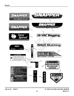 Preview for 22 page of Snapper 7800424 Parts Manual