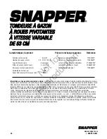 Предварительный просмотр 40 страницы Snapper 7800448 Operator'S Manual