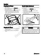 Preview for 8 page of Snapper 7800764 Operator'S Manual